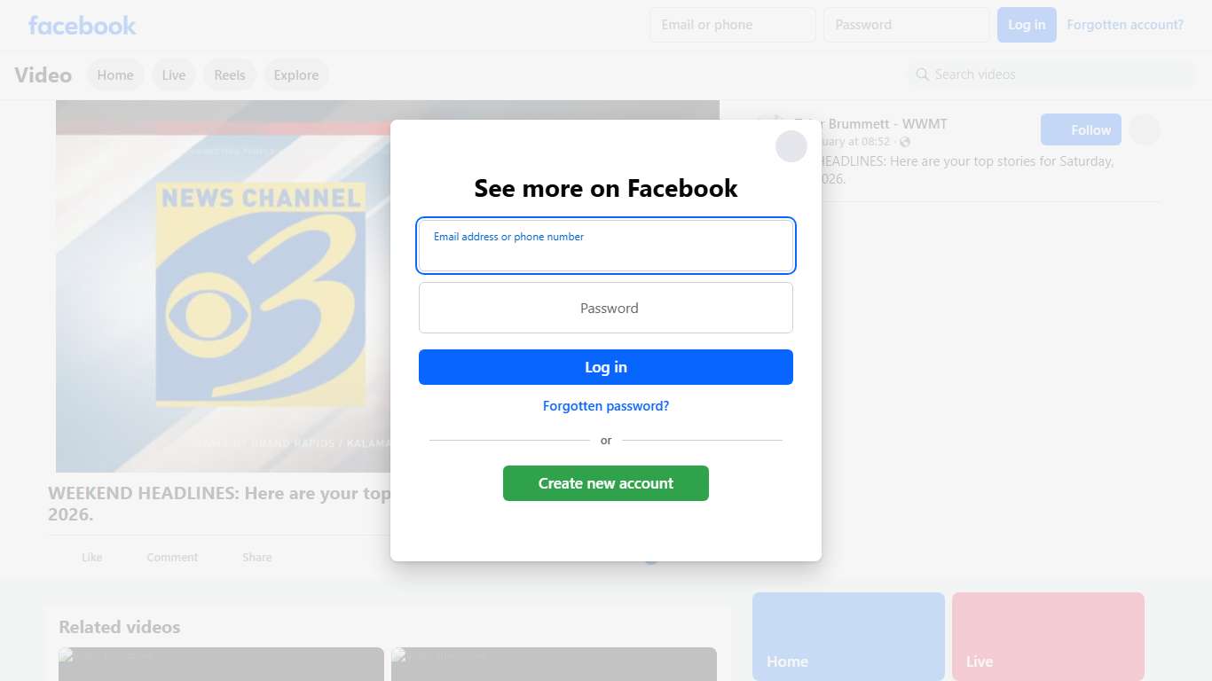WEEKEND HEADLINES: Here are your top stories for Saturday, January 3, 2026. | Tylor Brummett - WWMT | Facebook